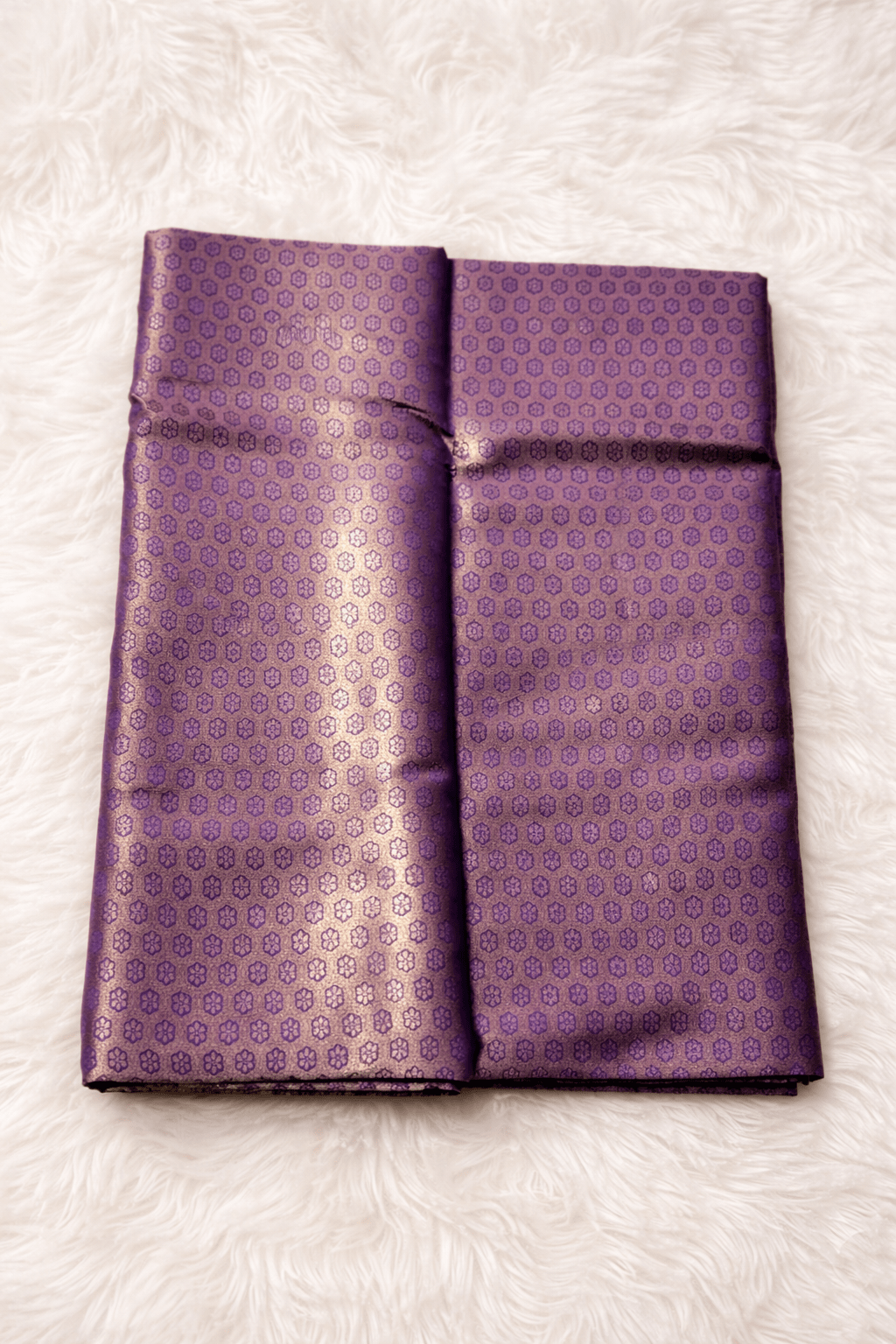 Purple Kanjivaram Silk Saree - Saree